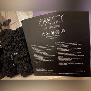 Pretty In a Minute Professional-grade 3-n-1 wand curler.